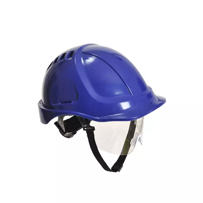 Portwest PW54 Endurance Plus Visir safety helmet, Blue, large image number 0