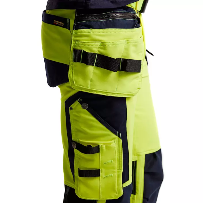 Blåkläder Handwerkerhose full stretch, Hi-vis gelb/marineblau, large image number 6