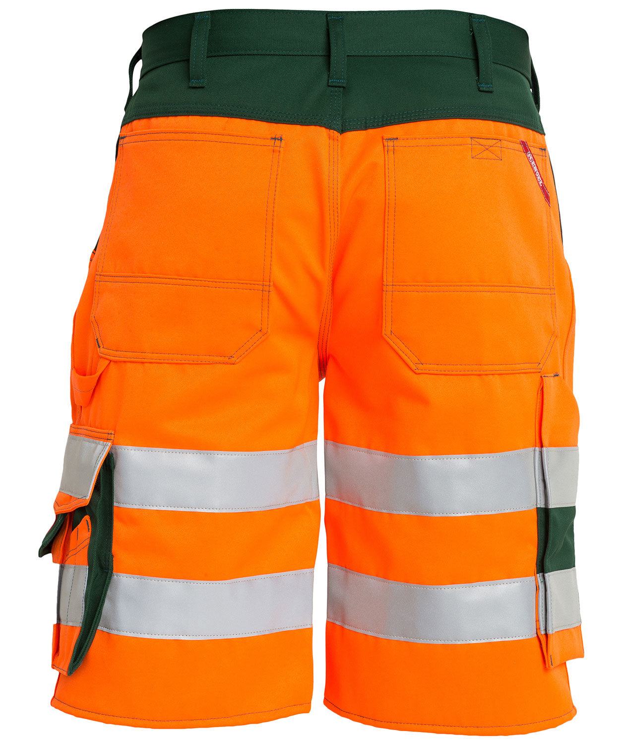 Engel work shorts, Hi-vis Orange/Green