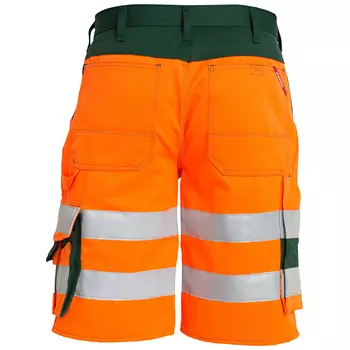 Engel work shorts, Hi-vis Orange/Green