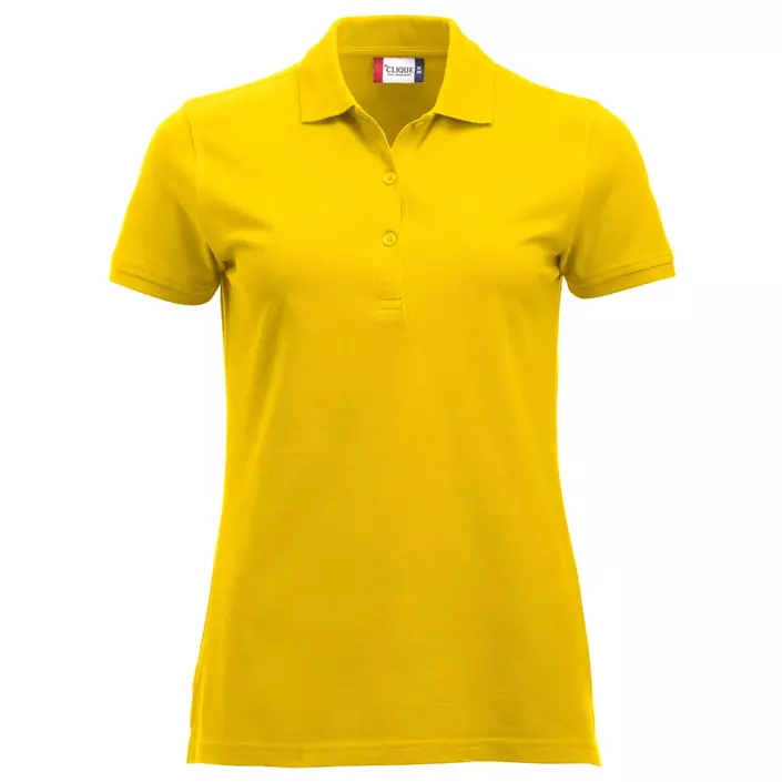 Clique Classic Marion Damen Poloshirt, Zitronengelb, large image number 0