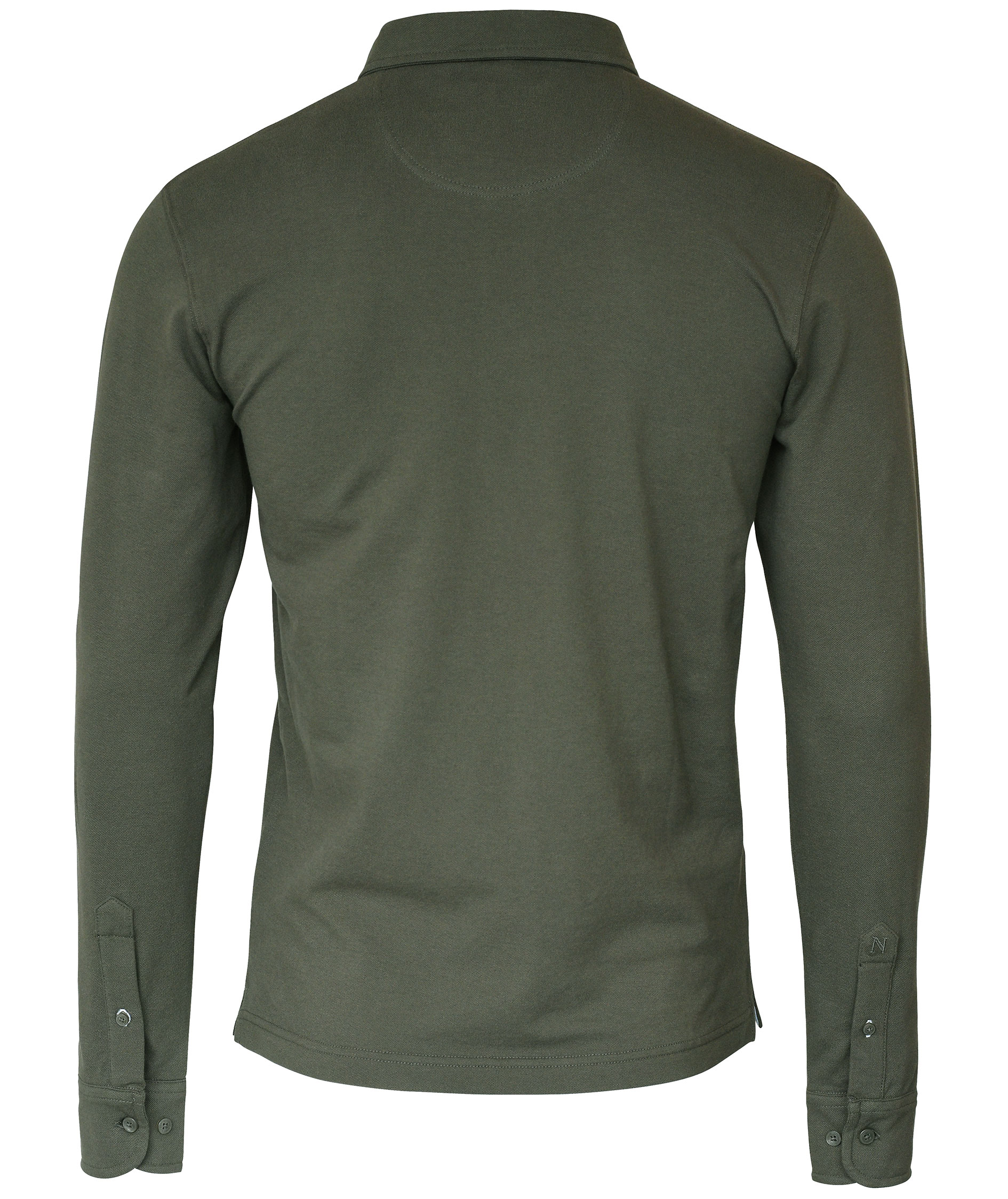Nimbus Carlington lang&aelig;rmet Polo T-shirt, Olivengr&oslash;n, large image number 2