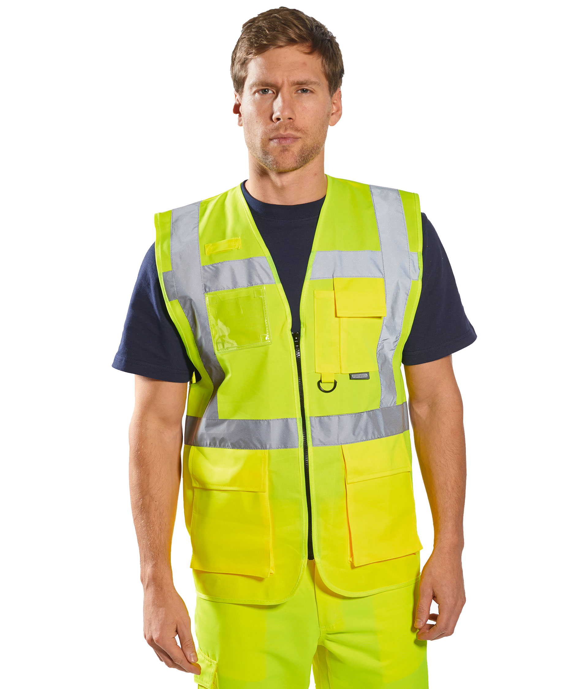 Portwest Berlin Executive vest, Hi-Vis Yellow