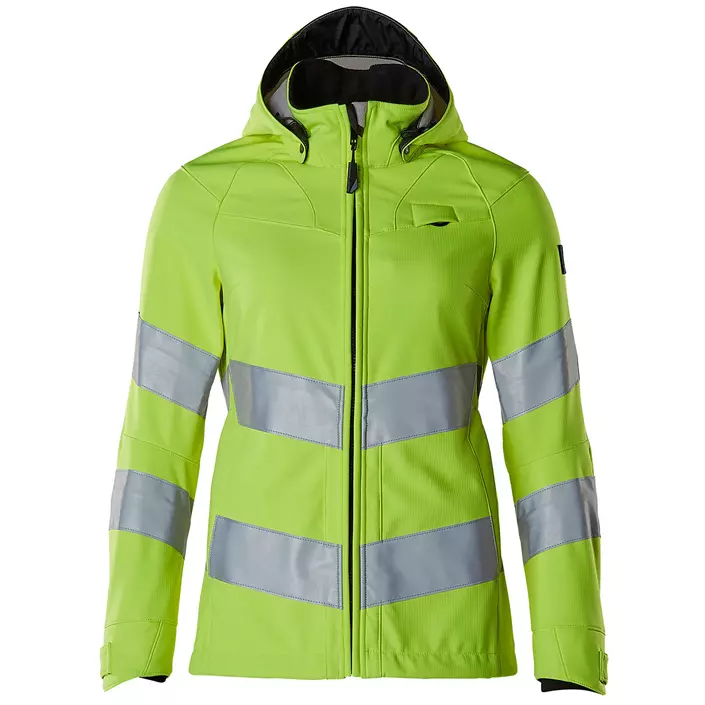 Mascot Safe Supreme dame softshelljakke, Hi-Vis Gul, large image number 0