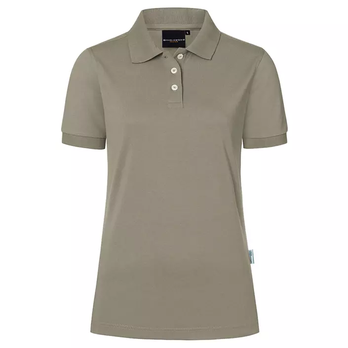 Karlowsky Modern-Flair women's polo shirt, sage, large image number 0