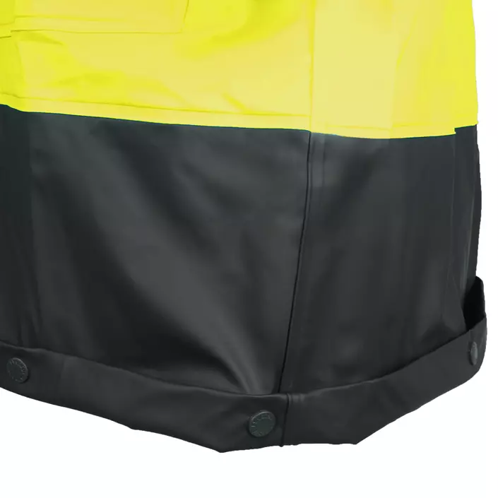 Lyngsøe PU regnrock, Varsel gul/marinblå, large image number 2