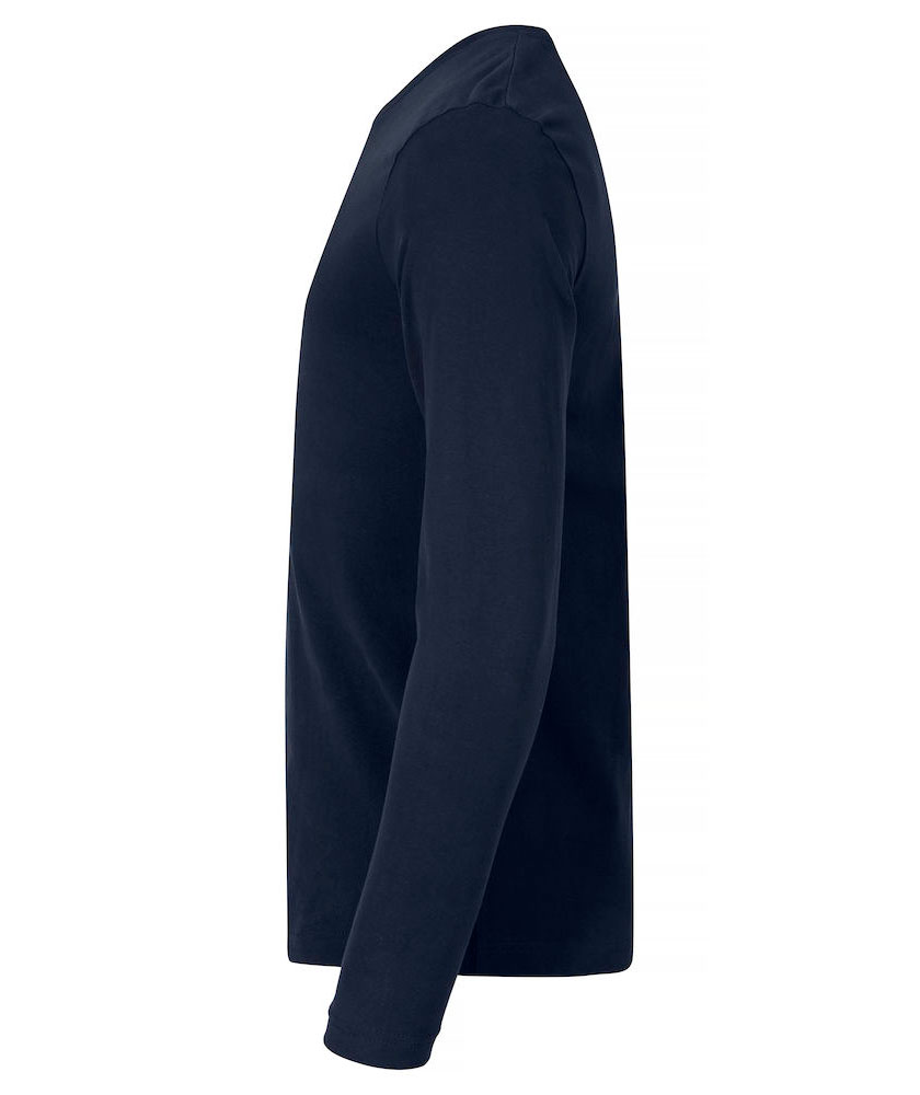 Clique Premium Fashion-T l&aring;ng&auml;rmad T-shirt, Dark navy, large image number 3