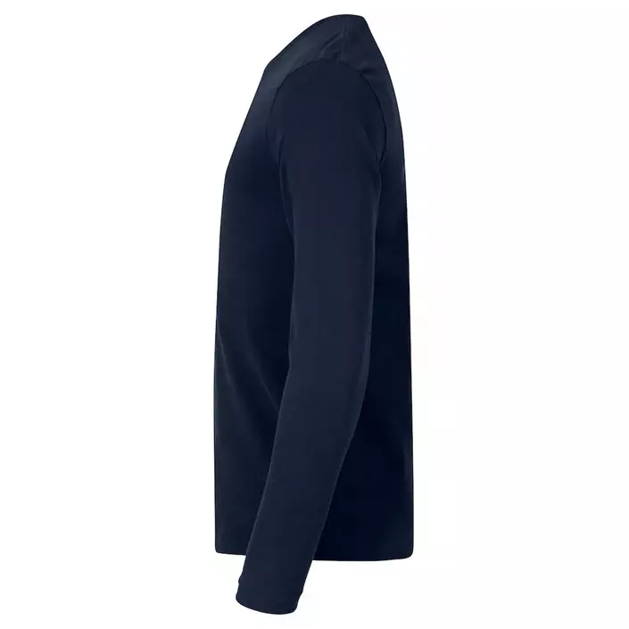 Clique Premium Fashion-T langermet T-skjorte, Dark navy, large image number 3