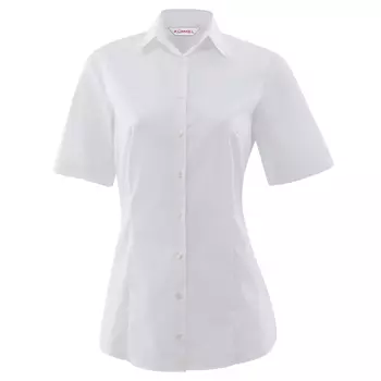 Kümmel Frankfurt Classic fit poplin women's short-sleeved shirt, White