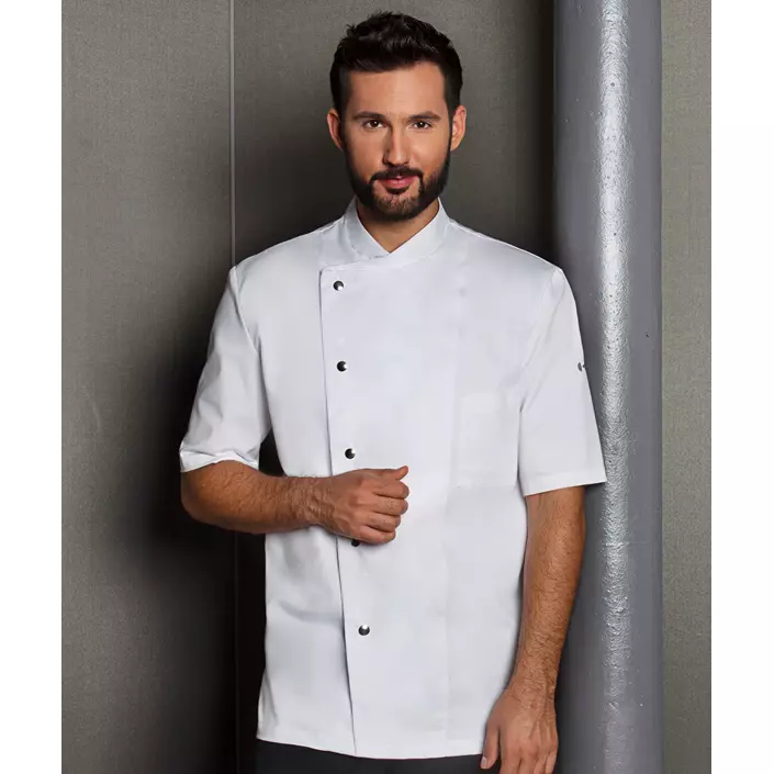 Karlowsky Gustav short-sleeved chef jacket, White, large image number 1