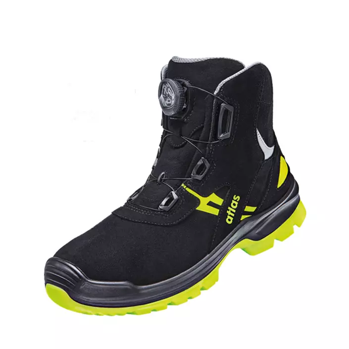 Atlas Flash 8255 Boa® safety boots S3, Black/Neon Yellow, large image number 0