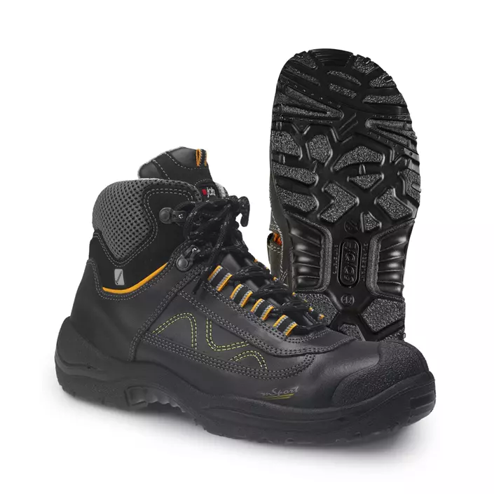 Jalas 3498 Highlight safety boots S3, Black, large image number 0
