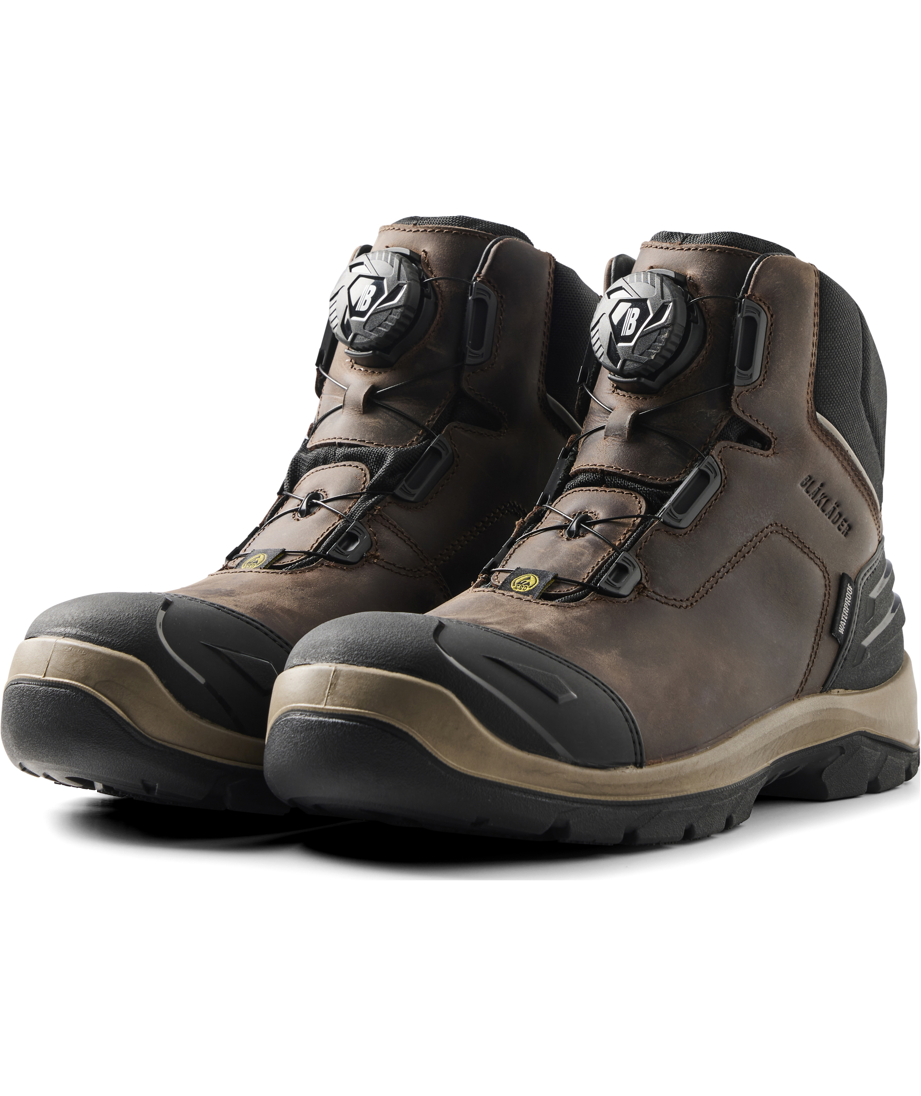 Bl&aring;kl&auml;der Elite safety boots S7S, Brown/Black