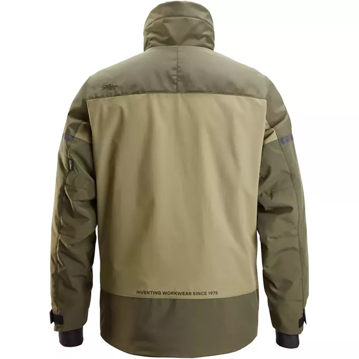Snickers AllroundWork vinterjakke 1106, Khaki Green/Dark Khaki Green, large image number 2