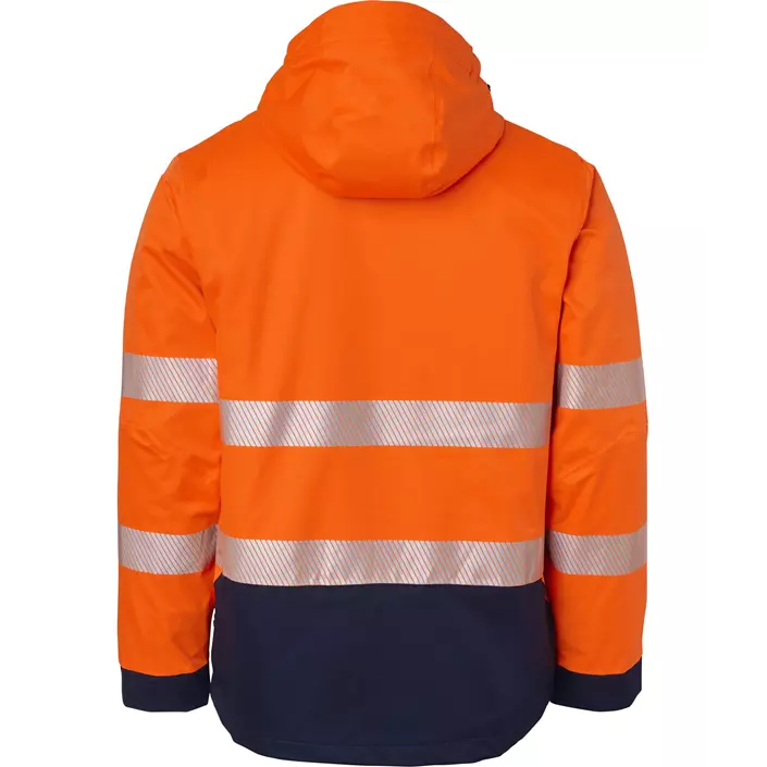 Top Swede 3-in-1 winter jacket 127, Hi-Vis Orange/Navy, large image number 1