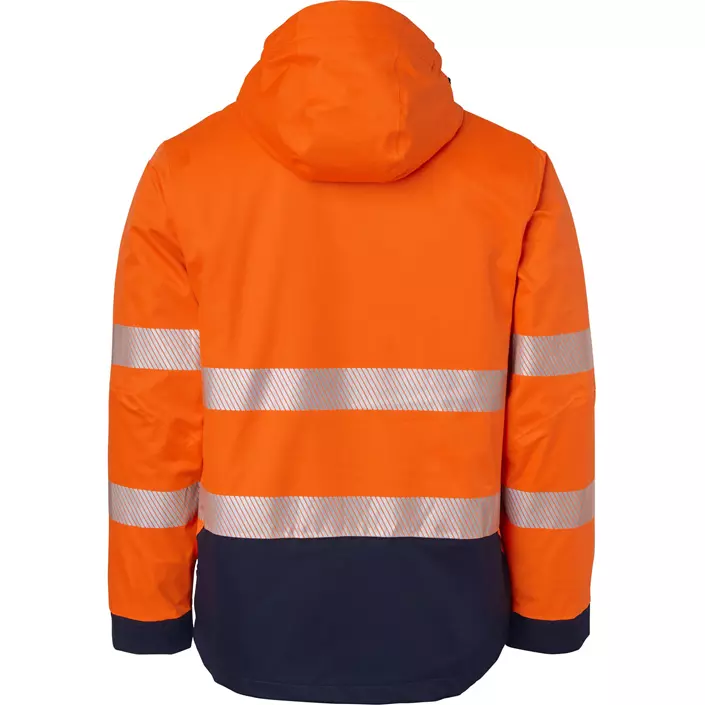 Top Swede 3-in-1 winter jacket 127, Hi-Vis Orange/Navy, large image number 1