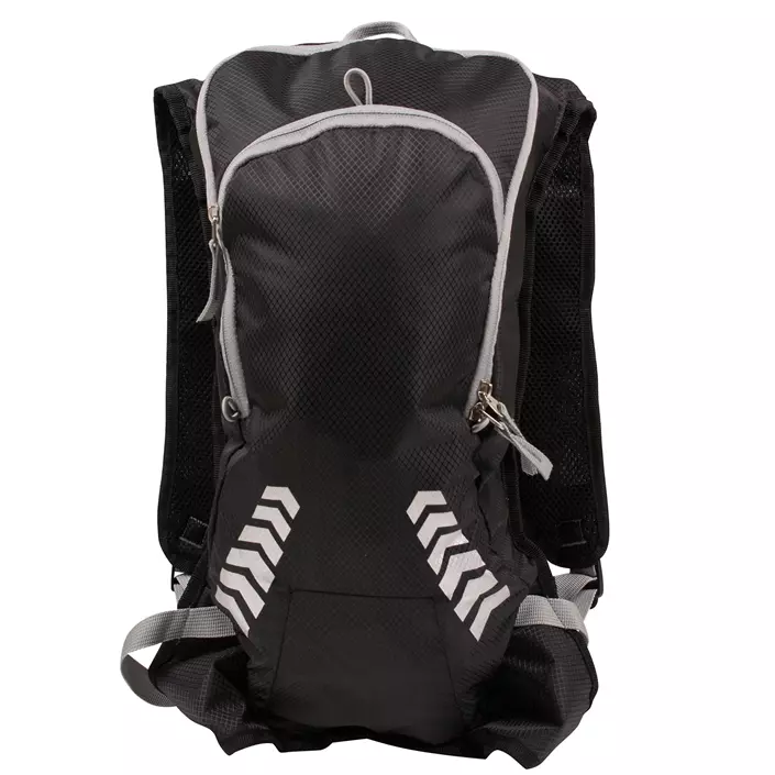 Momenti Hydration backpack 7L, Black/Grey, Black/Grey, large image number 0