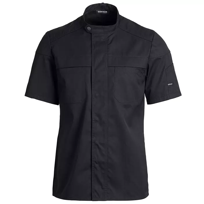 Kentaur Biker short-sleeved chefs-/server jacket, Black, large image number 0