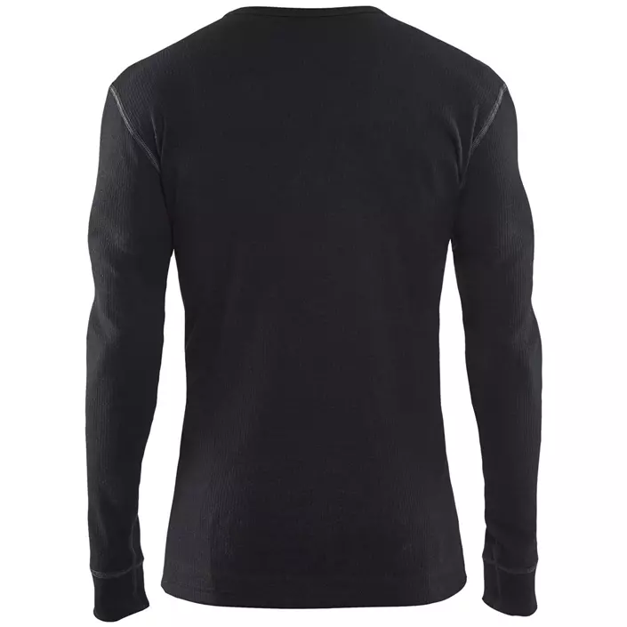 Blåkläder Anti-Flame long-sleeved crewneck, Black, large image number 1