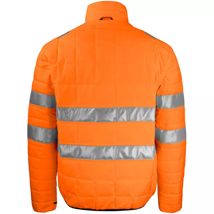 ProJob quilted work jacket 6444, Hi-Vis Orange/Black, large image number 1