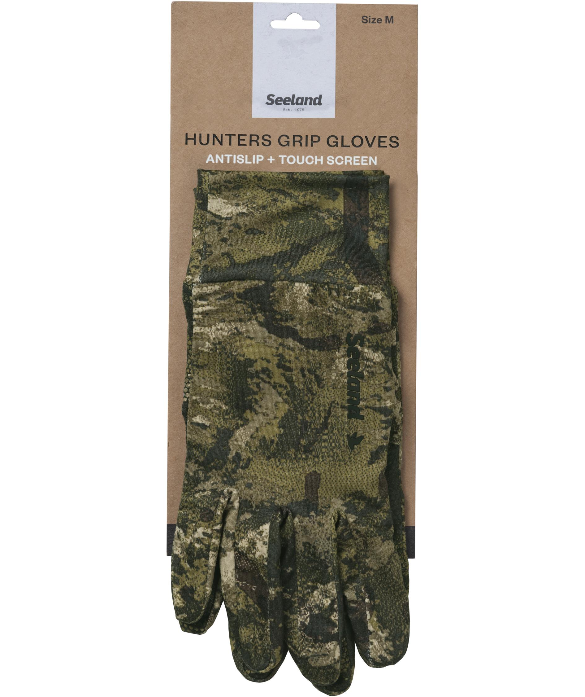Seeland Grip Camo gloves, InVis MPC green