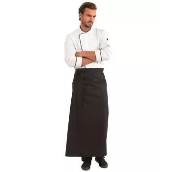 Kentaur apron with pocket opening, Black