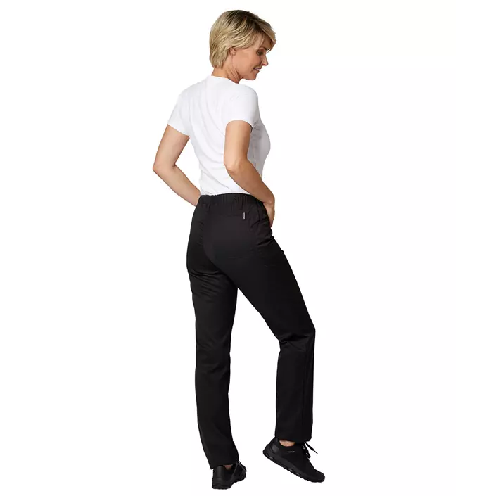 Kentaur  trousers with patch pocket, Black, large image number 2
