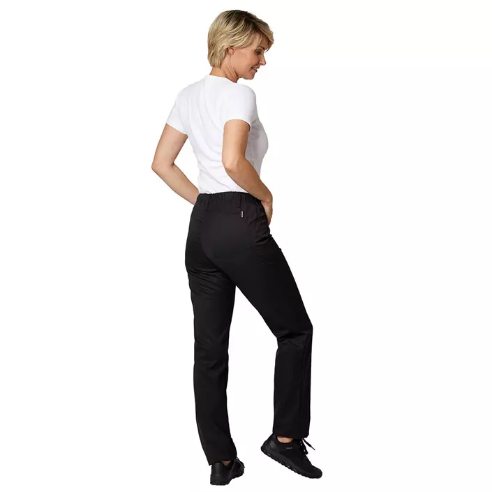 Kentaur  trousers with patch pocket, Black, large image number 2