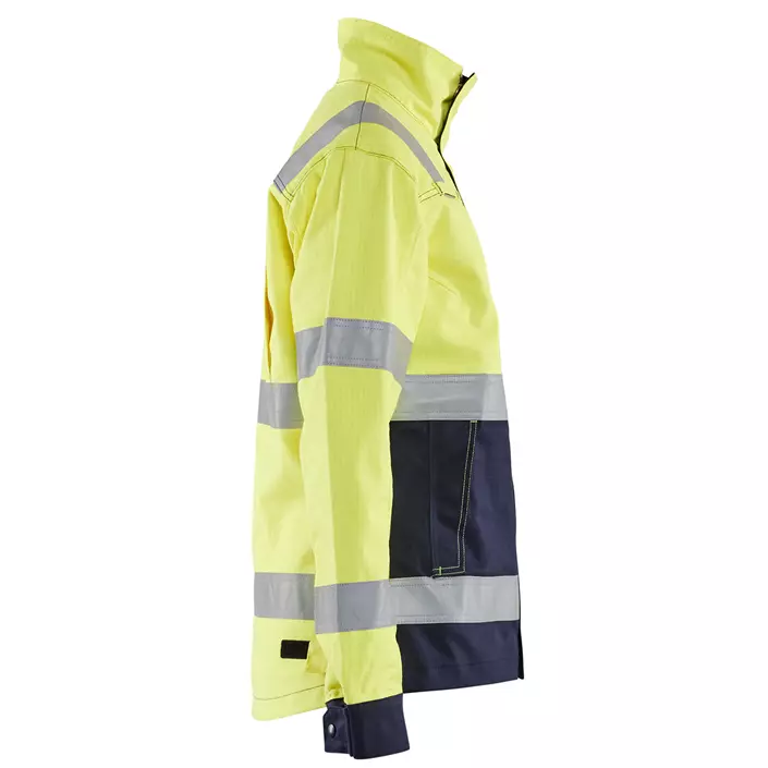 Blåkläder Multinorm dame arbeidsjakke, Hi-vis gul/marineblå, large image number 2