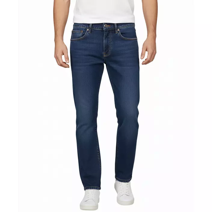 Westborn W5 regular fit jeans, Denim blue washed, large image number 1