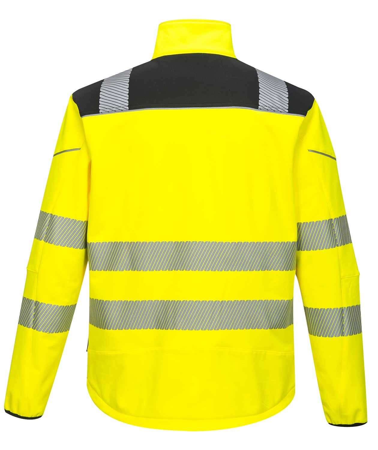 Portwest PW3 softshelljacka, Varsel Gul/Svart