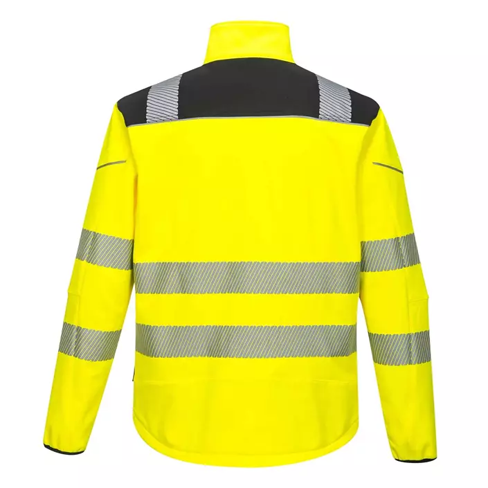 Portwest PW3 softshell jacket, Hi-vis Yellow/Black, large image number 1