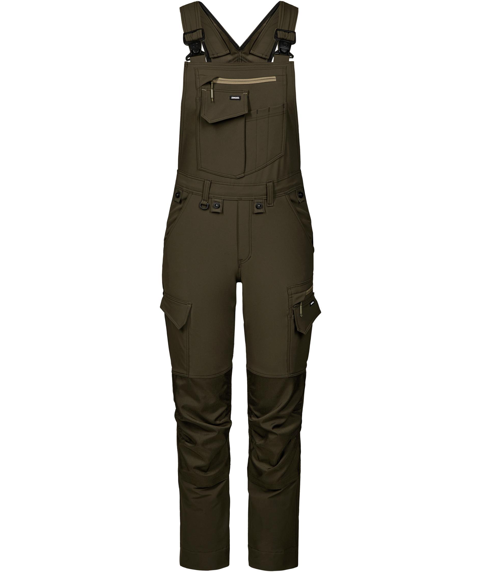 Engel Entire h&auml;ngselbyxa full stretch dam, Forest Green/Black, Forest Green/Black, swatch