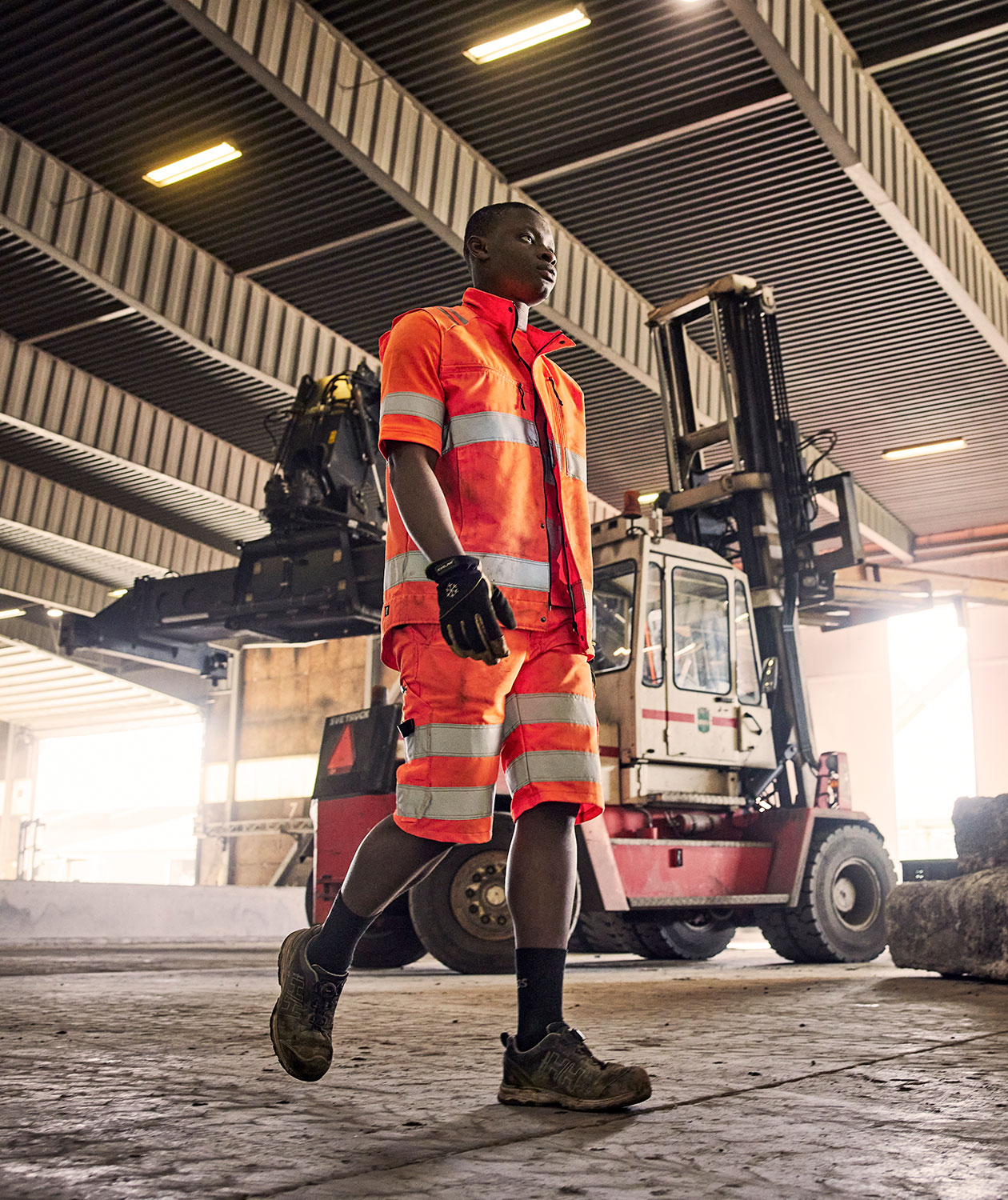 Fristads green work shorts 2650 GPLU