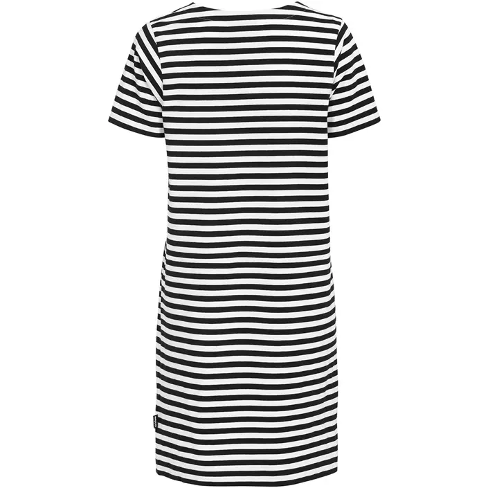 Hejco Melissa kjole, Svart/Hvit Stripete, large image number 1