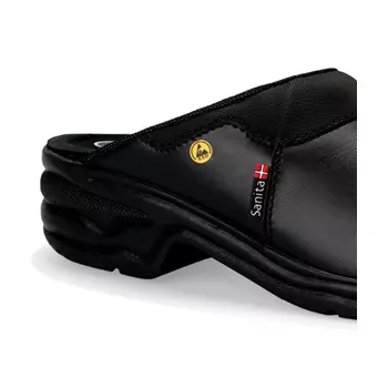 Sanita San Pro Light safety clogs without heel cover SB, Black
