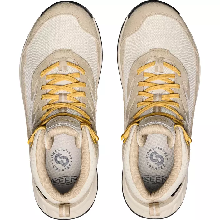 Keen Hightrail Mid WP vandrarkängor dam, Birch/daffodil, large image number 5