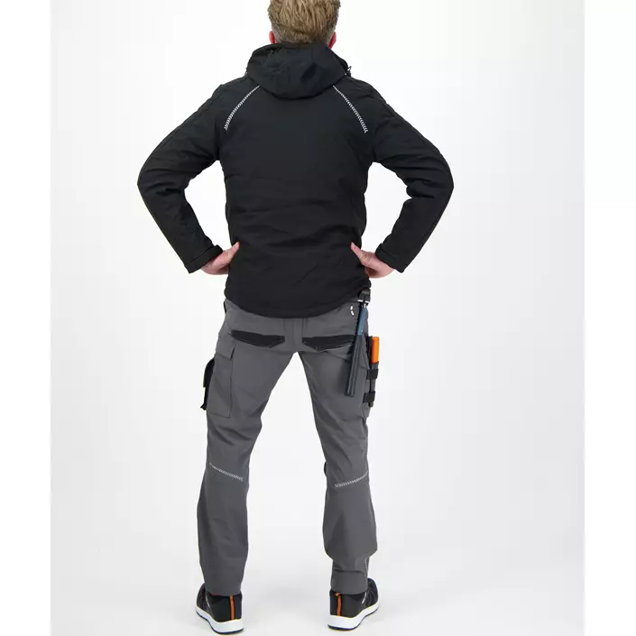 HEROCK Taris fodrad softshelljacka, Black, large image number 4