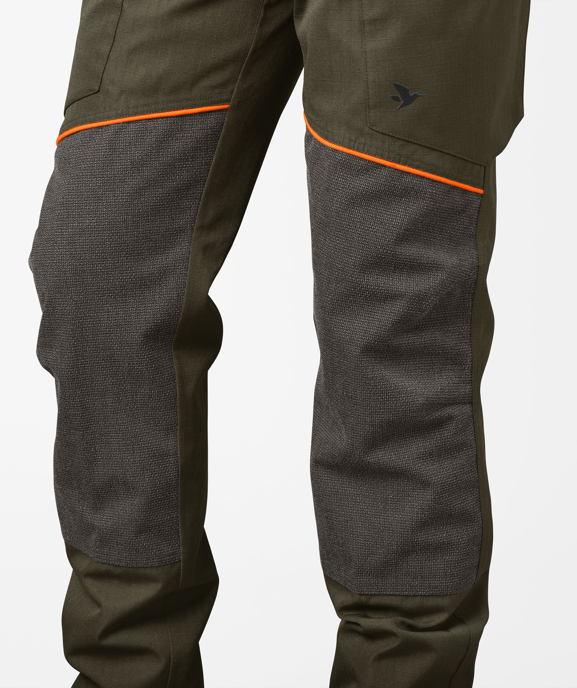 Seeland Venture bukser, Pine Green/Hi-Vis Orange, large image number 1