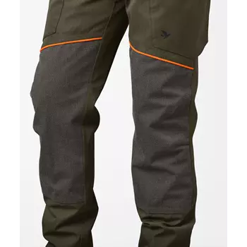 Seeland Venture trousers, Pine Green/Hi-Vis Orange