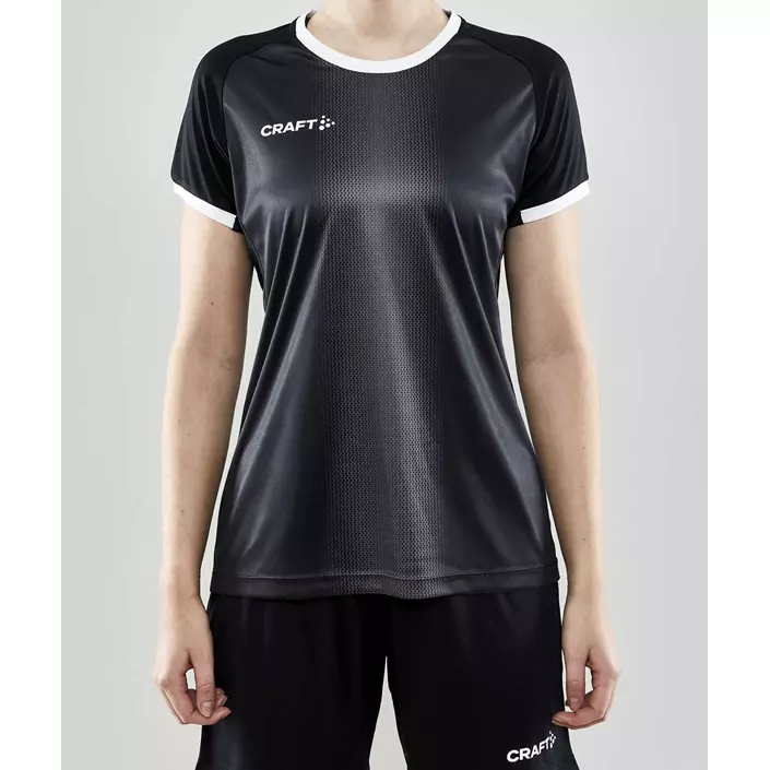 Craft Progress 2.0 Graphic Jersey Damen T-Shirt, Schwarz/Weiß, large image number 1