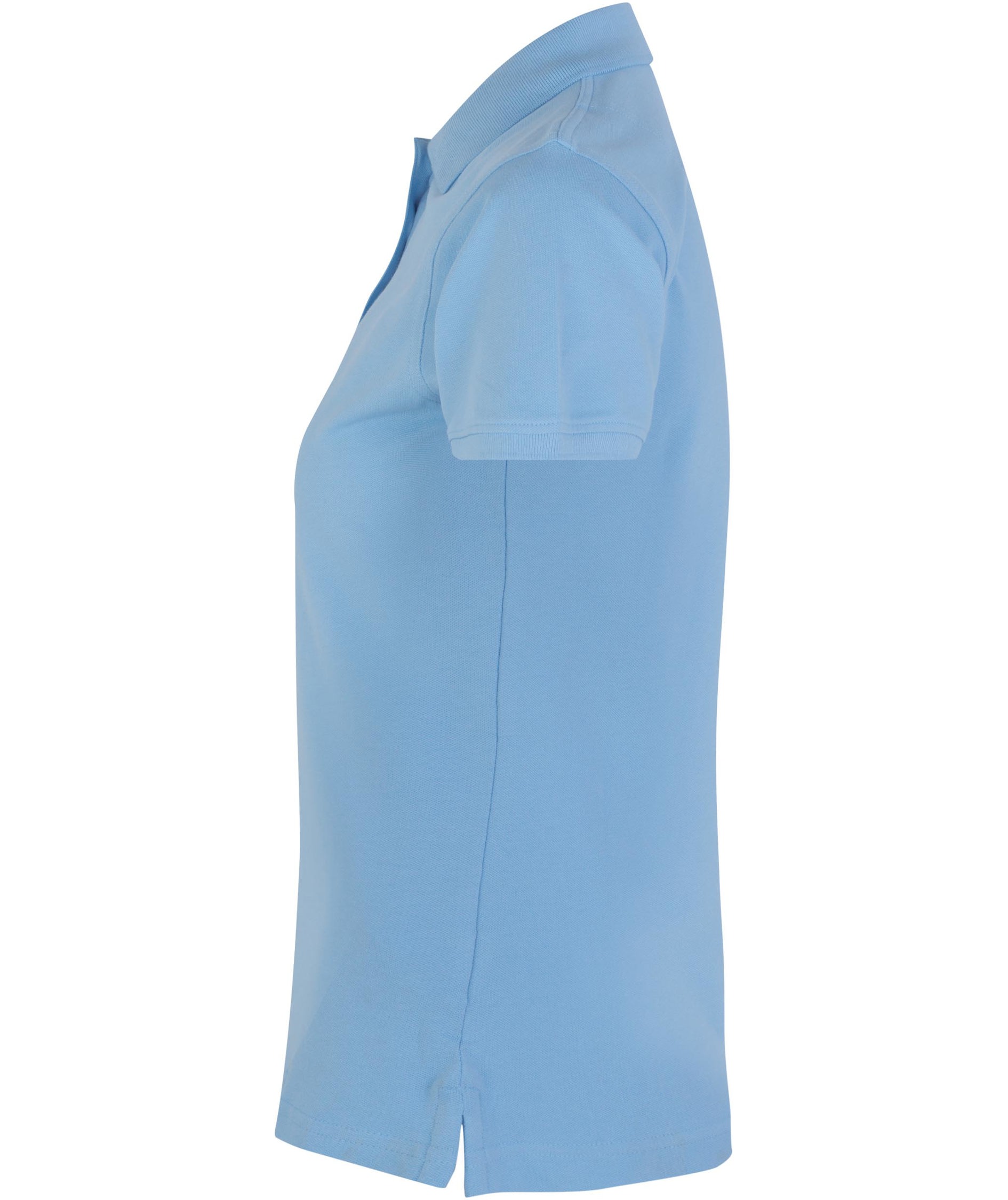 ID women's Pique Polo T-shirt with stretch, Lightblue, large image number 2