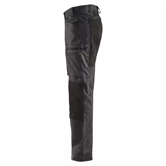 Blåkläder service trousers, Dark Grey/Black, large image number 4