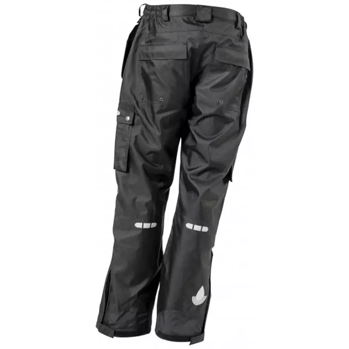 Lyngsoe rain trousers FOX7083, Black, large image number 1