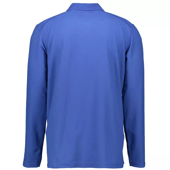 Kansas Match Polo T-skjorte med lange ermer, Blå, large image number 1