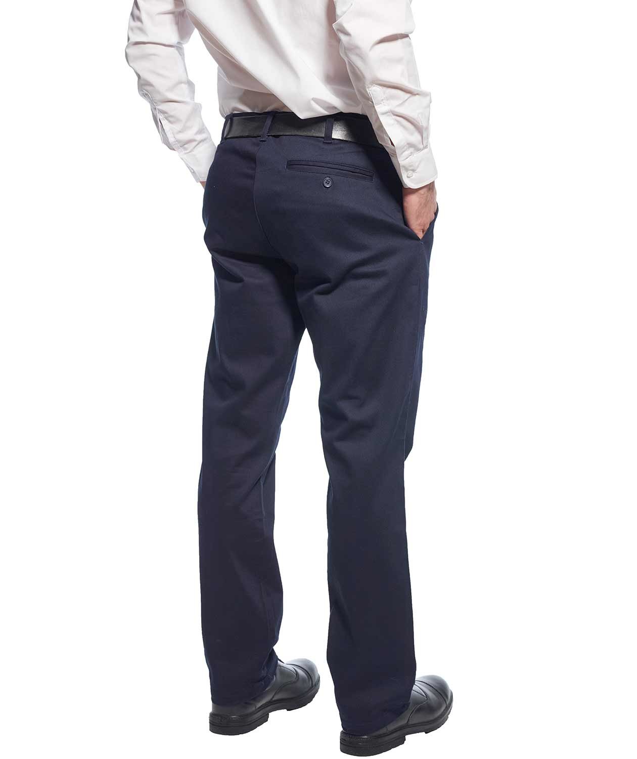 Portwest stretch slim service trousers, Dark Marine Blue, large image number 2