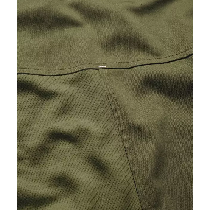 Karlowsky Green-generation short-sleeved chefs jacket, Moss green, large image number 5