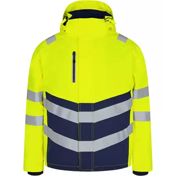 Engel Safety winter jacket, Yellow/Blue Ink