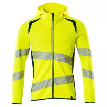 Mascot Accelerate Safe hoodie, Hi-Vis Yellow/Dark Petroleum