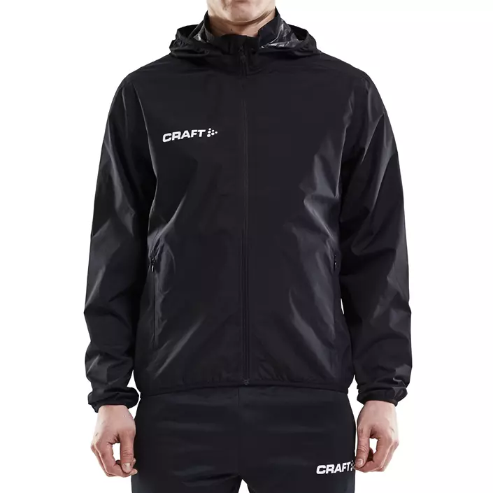 Craft regnjacka, Svart, large image number 1
